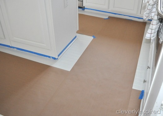 painting a prefinished floor @cleverlyinspired (1)