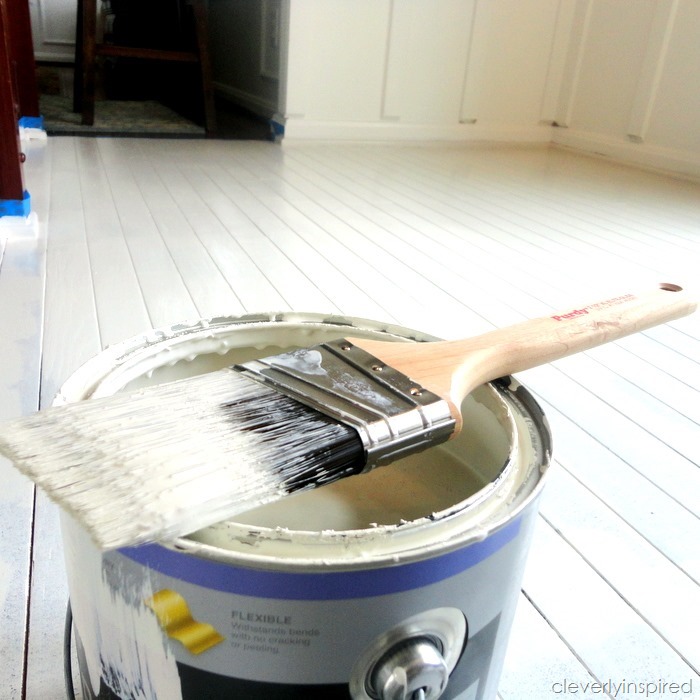 painting a prefinished floor @cleverlyinspired (6)