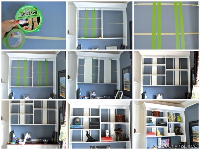 updating the bookshelves with FrogTape @cleverlyinspired (11)