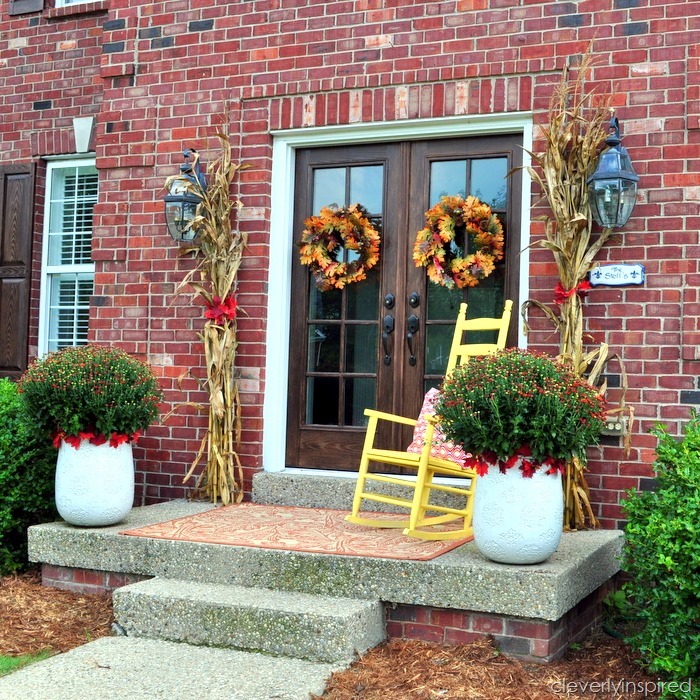 fall porch @cleverlyinspired (3)