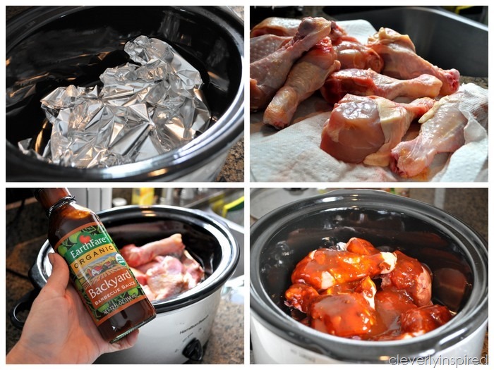 sticky chicken legs in slow cooker @cleverlyinspired (6)