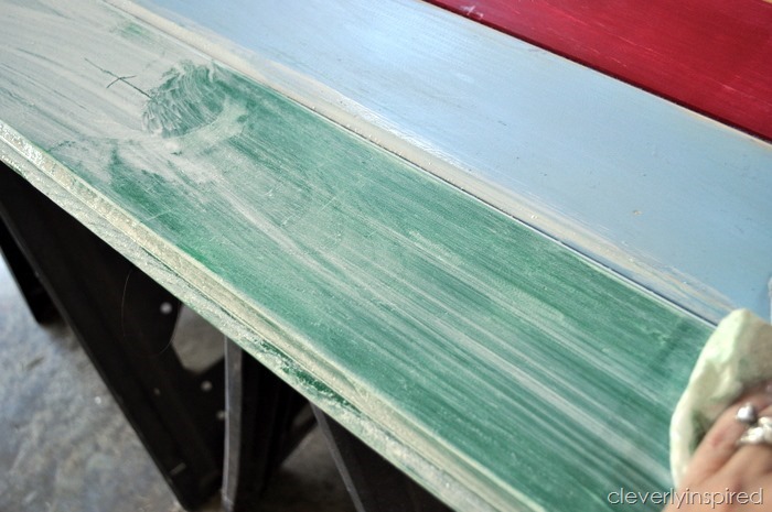 wood floor into wall art (diy art) @cleverlyinspired (2)