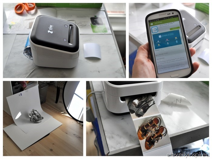 shoe organizatoion with Zink Happy printer @cleverlyinspired (3)