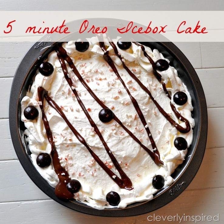 5 minute oreo icebox cake @cleverlyinspired (1)