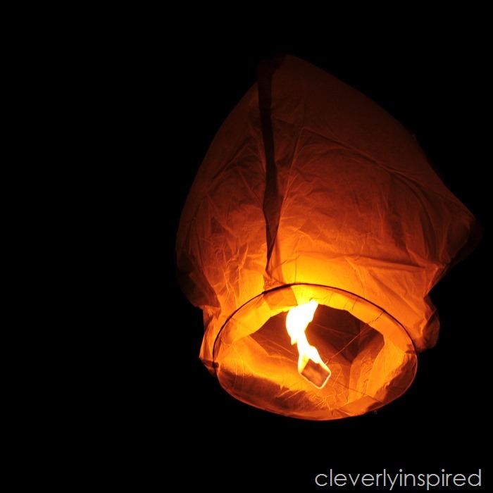 How to use a sky lantern @cleverlyinspired (2)