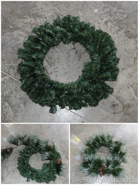 big wreath for little money (DIY Christmas Wreath) (4)