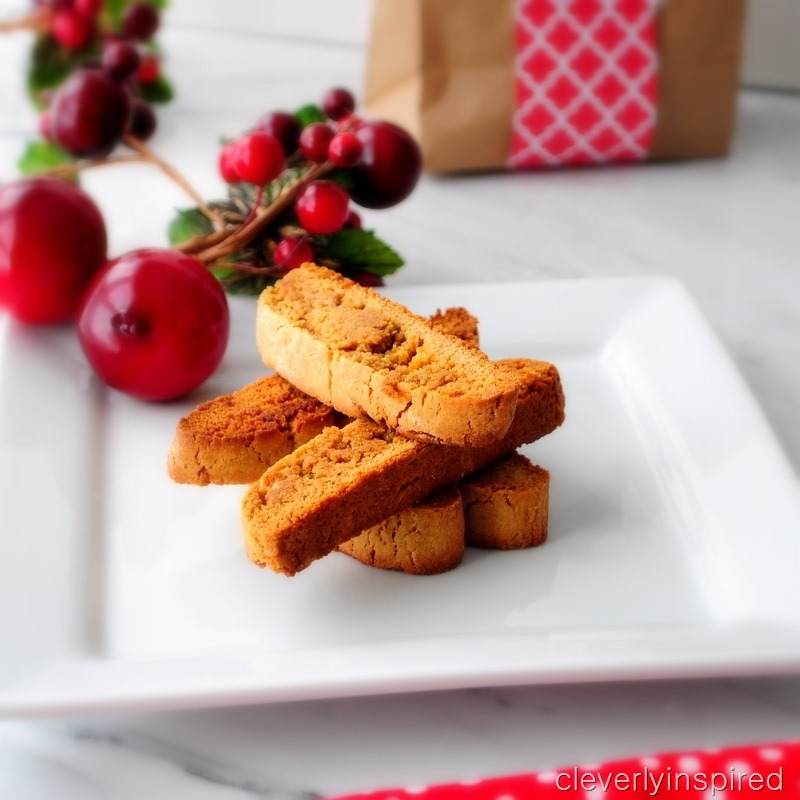 easy gingerbread biscotti recipe @cleverlyinspired (4)