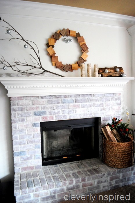 nature inspired Christmas mantle @cleverlyinspired (3)