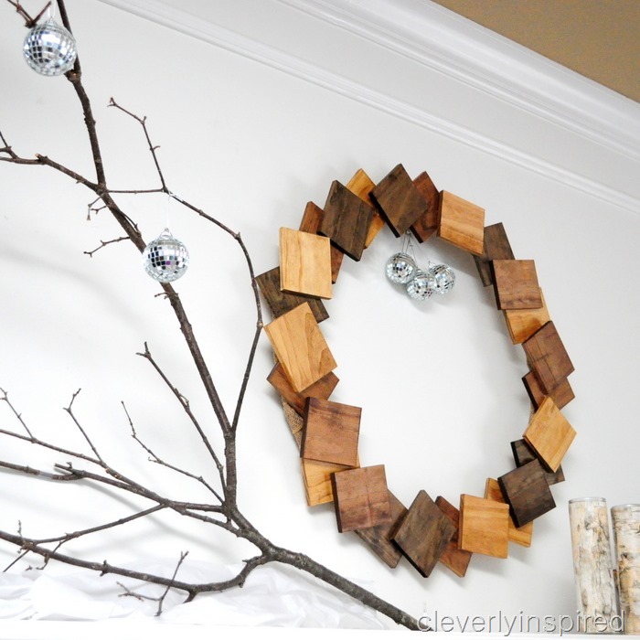 nature inspired Christmas mantle @cleverlyinspired (4)