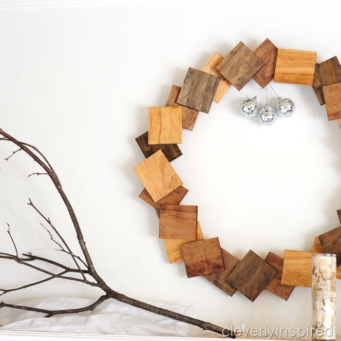 nature inspired Christmas mantle @cleverlyinspired (7)