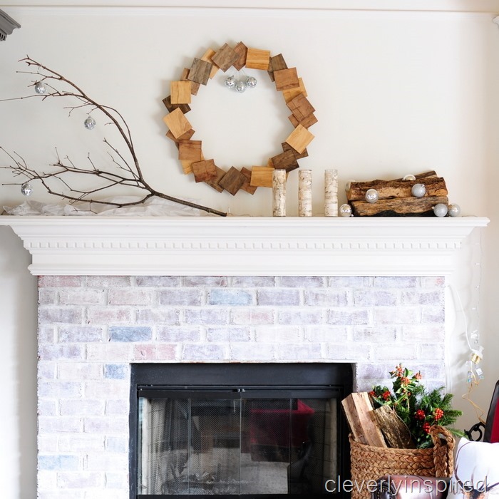 nature inspired Christmas mantle @cleverlyinspired (9)