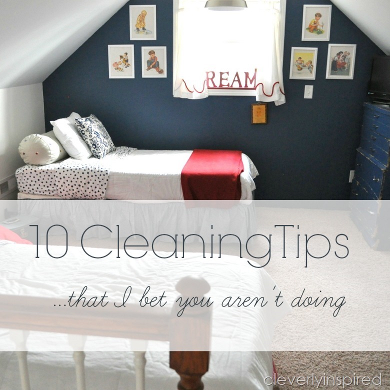 cleaning tips @cleverlyinspired