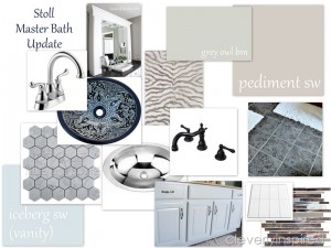 Master Bathroom Change Up - Cleverly Inspired
