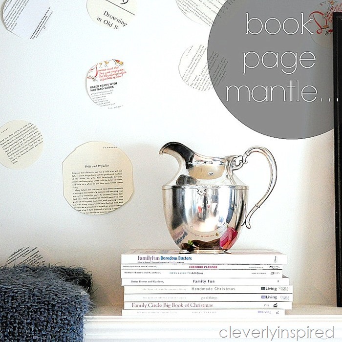 book page repurposed mantle @cleverlyinspired (12)