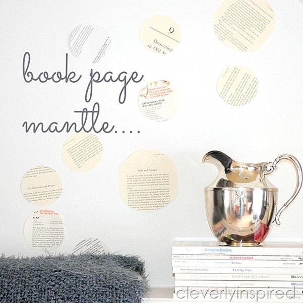 book page repurposed mantle @cleverlyinspired (1)