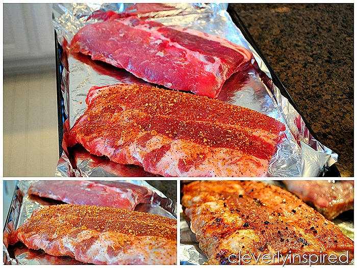 easy oven baked ribs @cleverlyinspired (5)