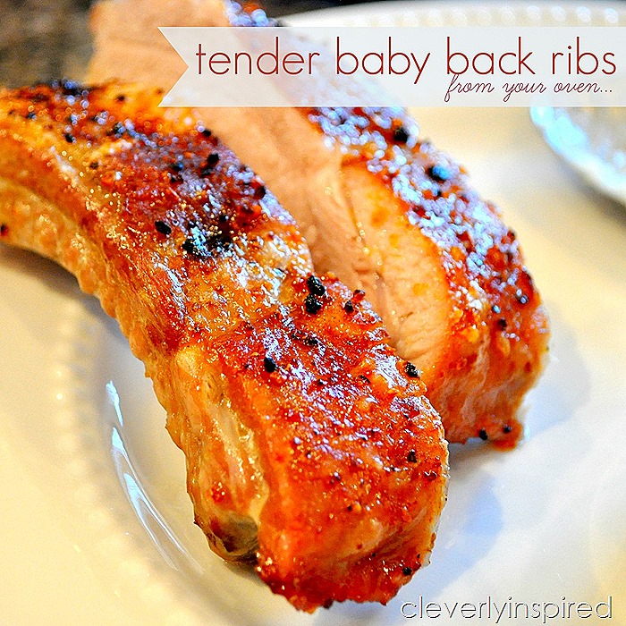 Easy Oven Baked Babyback ribs