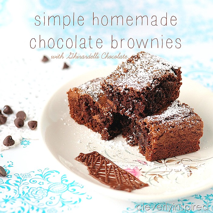 simple homemade brownie recipe @cleverlyinspired (1)
