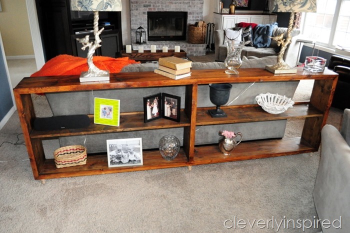 sofa table minwax stain cloths @cleverlyinspired (1)