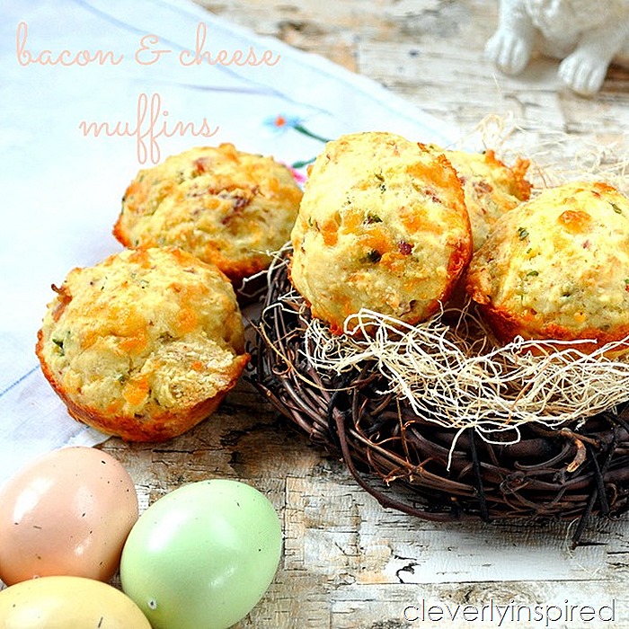 bacon and cheese muffins @cleverlyinspired (4)