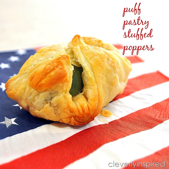 puff pastry stuffed popper recipe @cleverlyinspired (4)