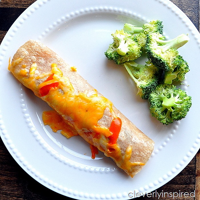 baked buffalo chicken wraps @cleverlyinspired (1)