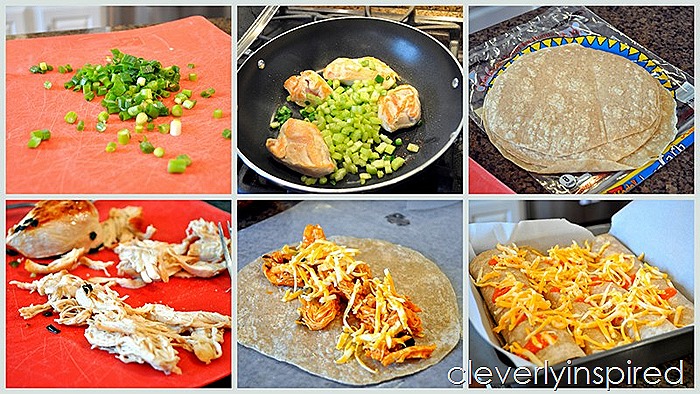 baked buffalo chicken wraps @cleverlyinspired (5)