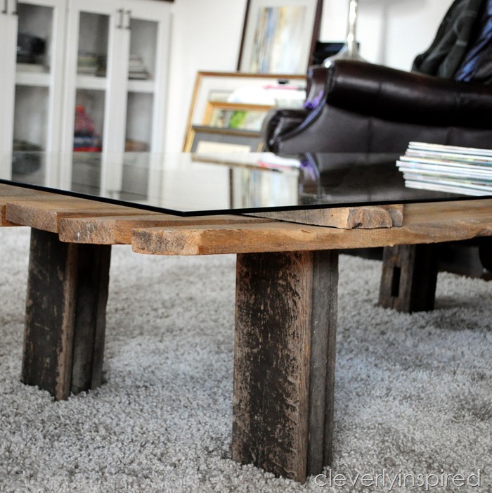 barn door coffee table @cleverlyinspired (3)