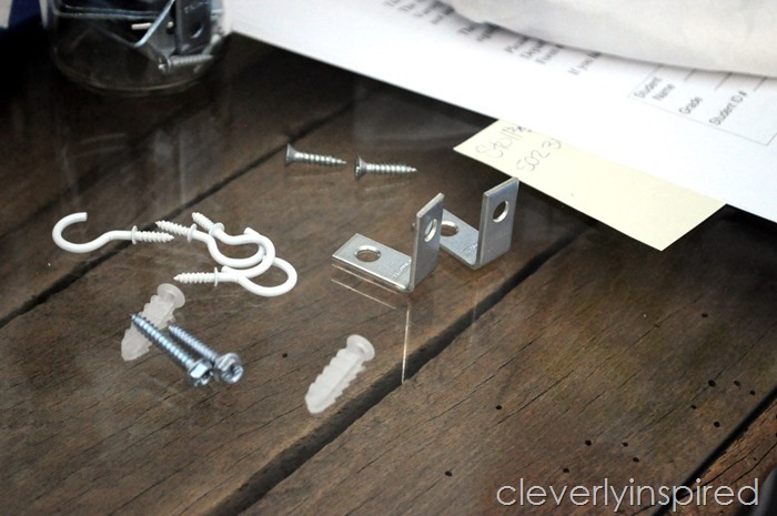 repurposed old ladder office organizer @cleverlyinspired (1)