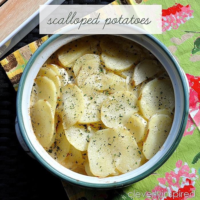 scalloped potatoes @cleverlyinspired (2)