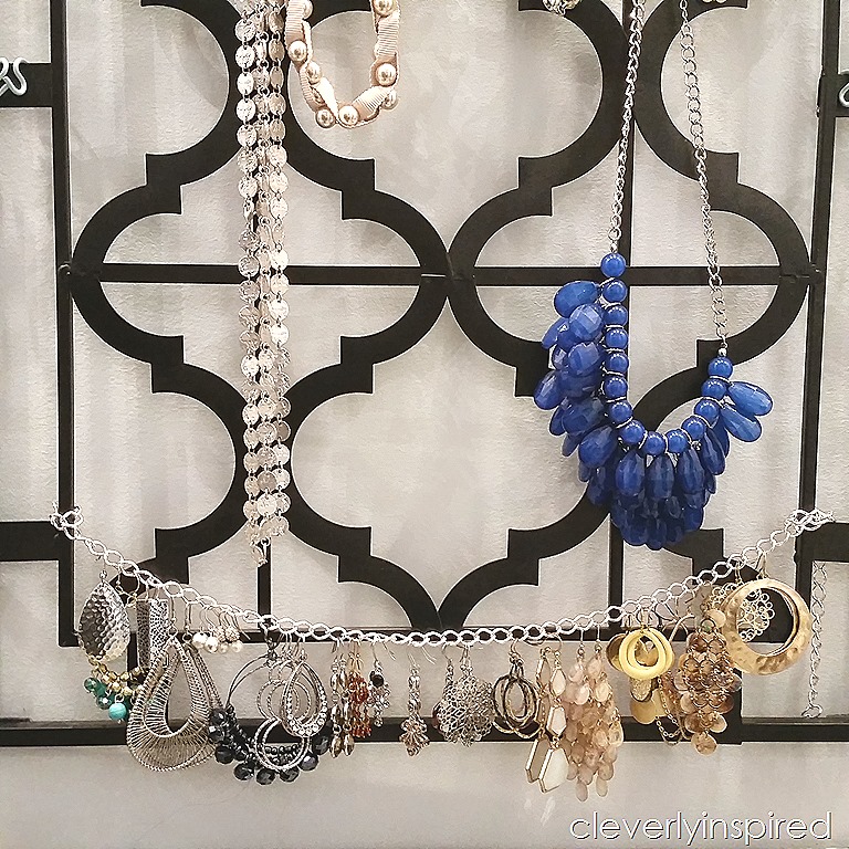 DIY Necklace Holder - Cleverly Inspired