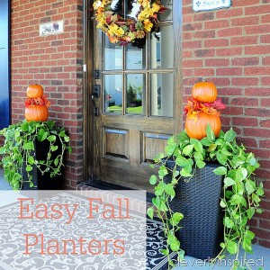 Easy Fall Planter (Outdoor Fall Décor)