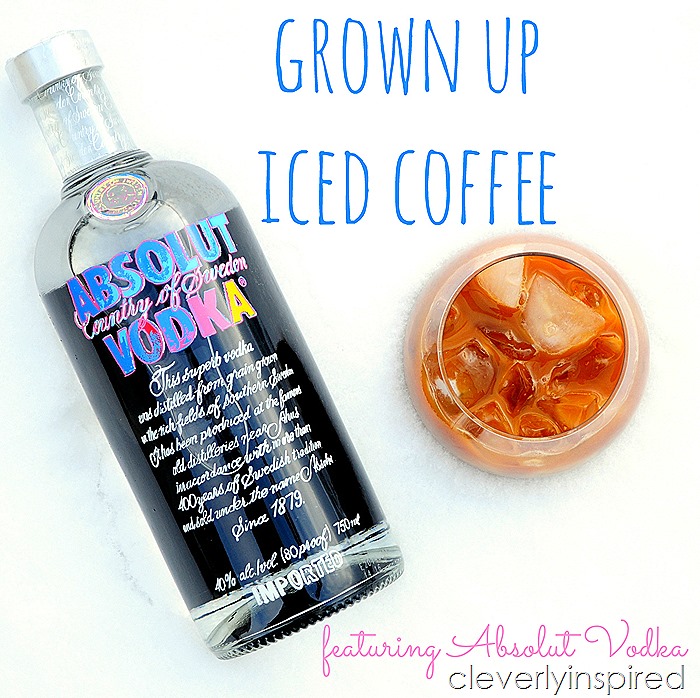 grown up iced coffee #absolutWarhol @cleverlyinspired (3)