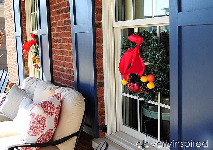 traditional outdoor Christmas decor @cleverlyinspired (15)