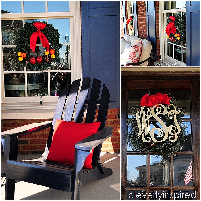 traditional outdoor Christmas decor @cleverlyinspired (23)