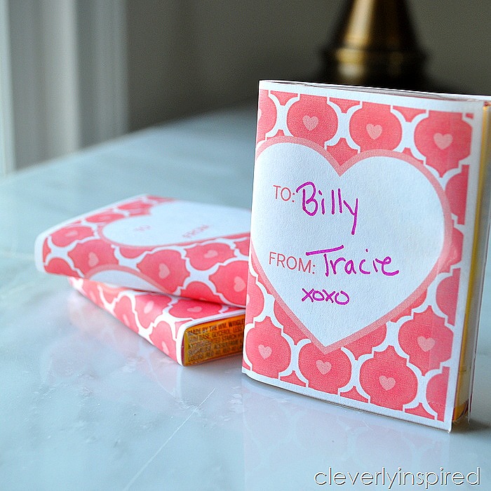 easy handmade valentine free printable @cleverlyinspired (1)