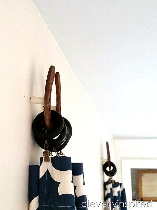 horseshoe curtain holders @cleverlyinspired (2)