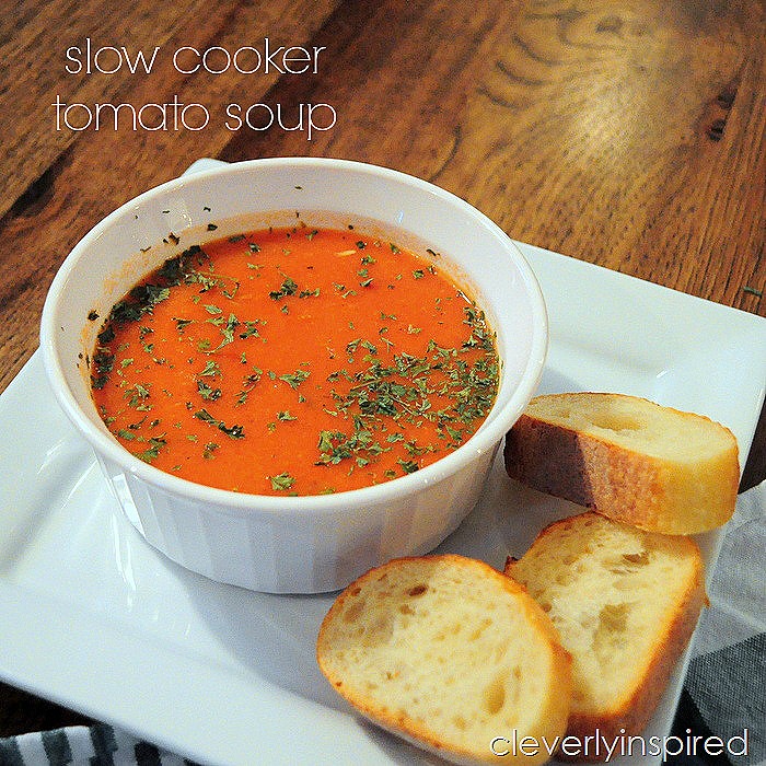 slow cooker tomato soup @cleverlyinspired (8)