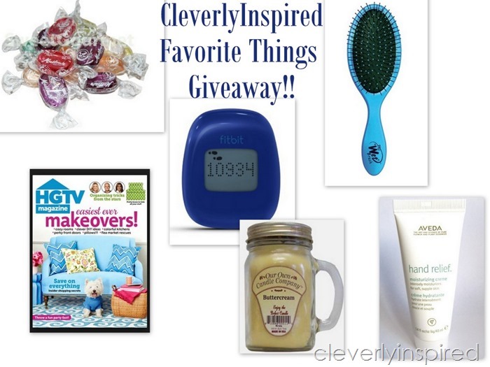 CleverlyInspired Favorite things giveaway!