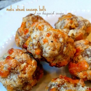 Make ahead Sausage Ball recipe