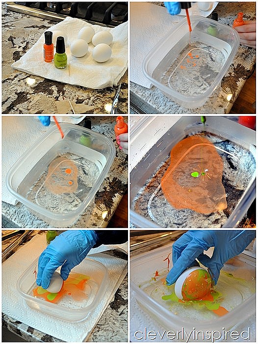 DIY marbled Eggs @cleverlyinspired (1)