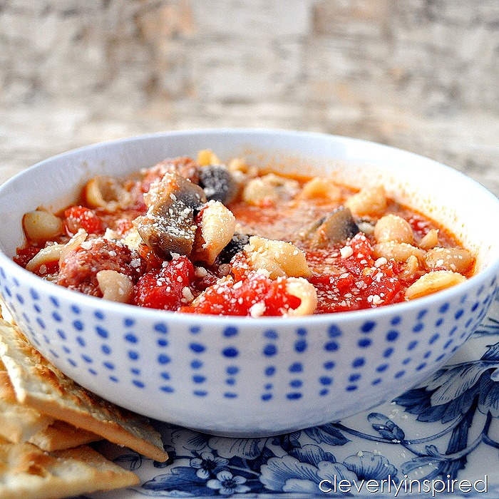 pasta soup with sausage @cleverlyinspired (5)