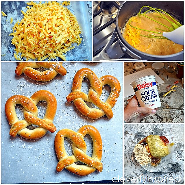 soft pretzel dip station snack bar @cleverlyinspired (1)