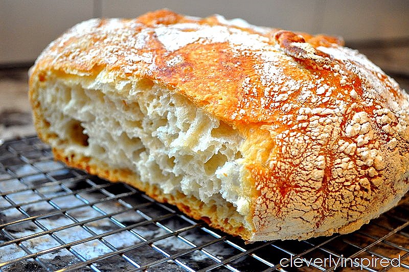 quick homemade crusty bread