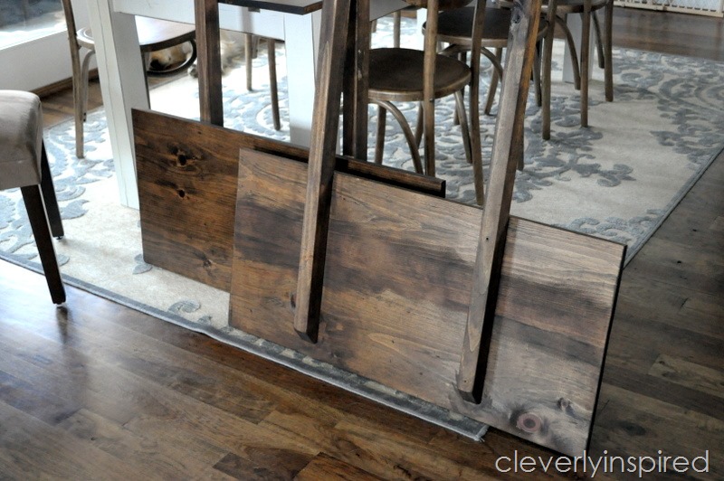 Cleverly Inspired - Diy Farmhouse Dining Table With Extension