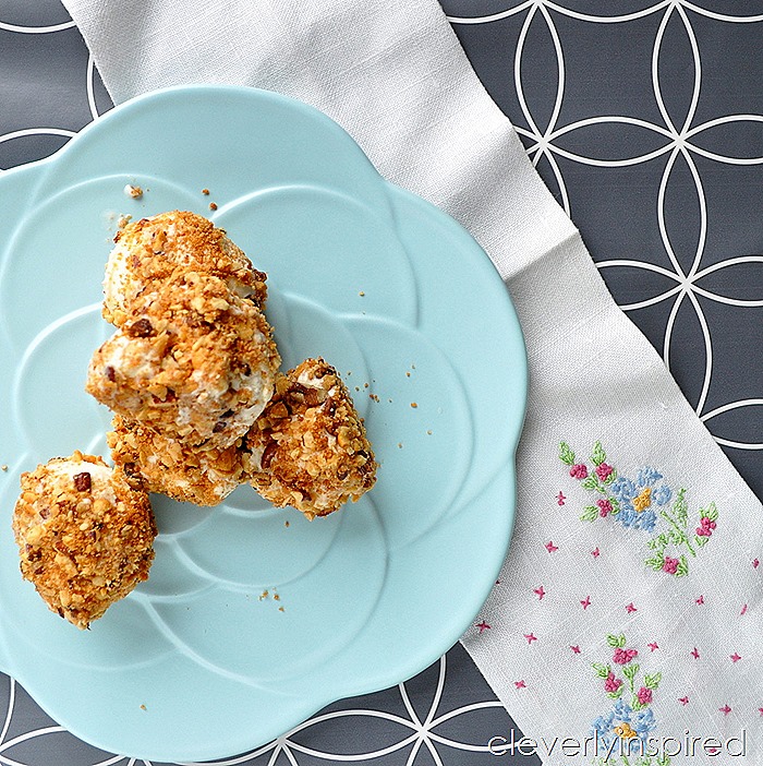 toasted nuts ice cream ball dessert @cleverlyinspired (2)