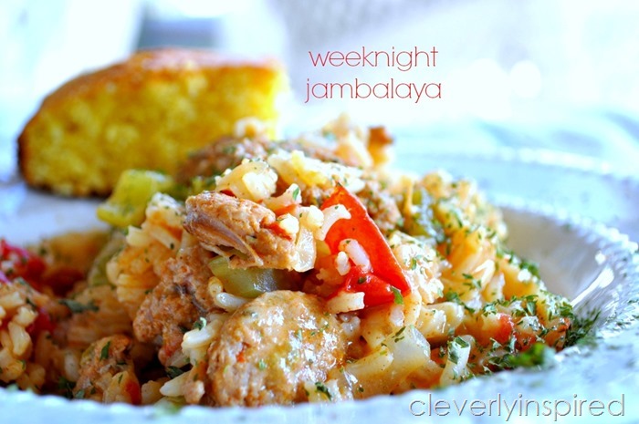 easy weeknight jambalaya@cleverlyinspired (8)