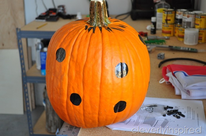 polka dot pumpkin @cleverlyinspired (3)