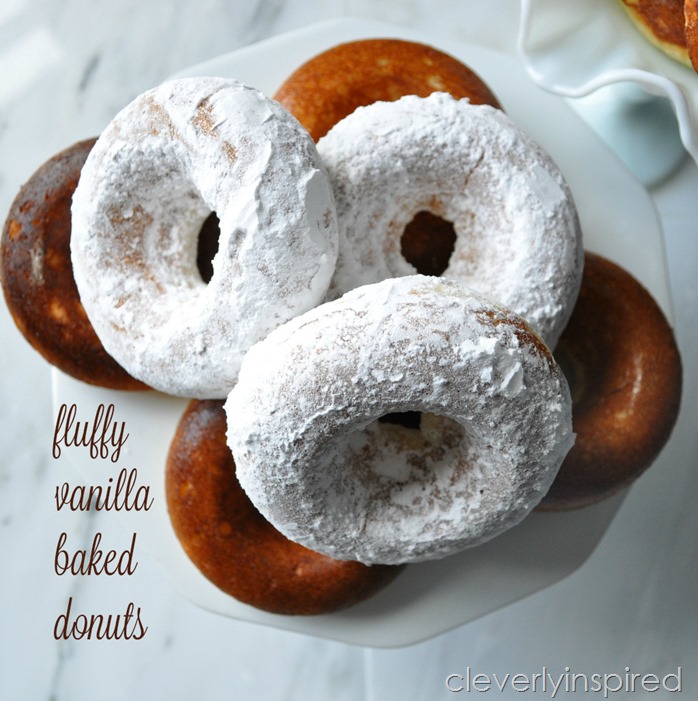 fluffy vanilla baked donuts @cleverlyinspired (8)