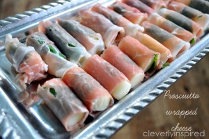 Prosciutto Wrapped Cheese Appetizer